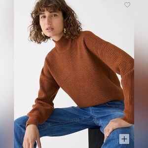 Knit turtleneck sweater